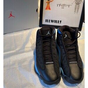Nike Air Jordan 13 Retro Black University Blue 2022 UNC DJ5982-041 Size 9.0